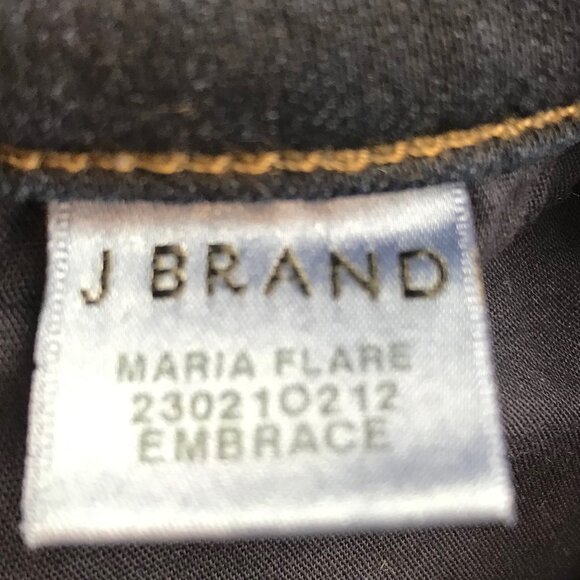 J Brand The Maria Flare Dark Wash High Rise Flare Size 25 - Picture 9 of 11